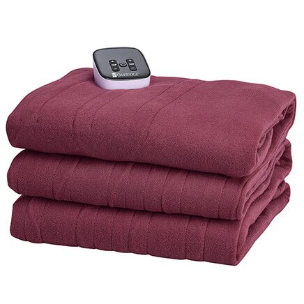 Digital Comfort Fleece Heated Blanket by OakRidge™-377988