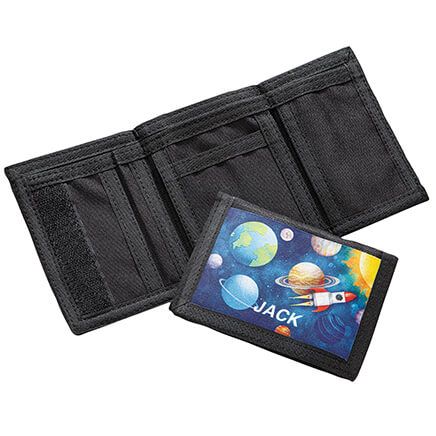 Personalized Space Kid's Wallet-378003