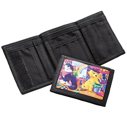 Personalized Artsy Animals Kid's Wallet-378007