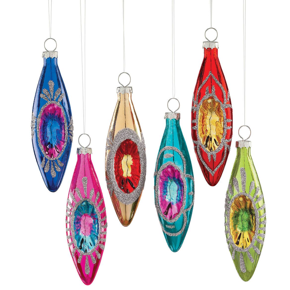 Retro-Like Glass Ornaments, Set of 6 + '-' + 378021