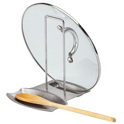 Stainless Steel Lid and Spoon Rest by Chef's Pride™-378083