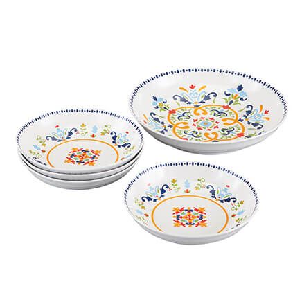 Gibson Home Tijuana Pasta Bowls, Set of 5-378094