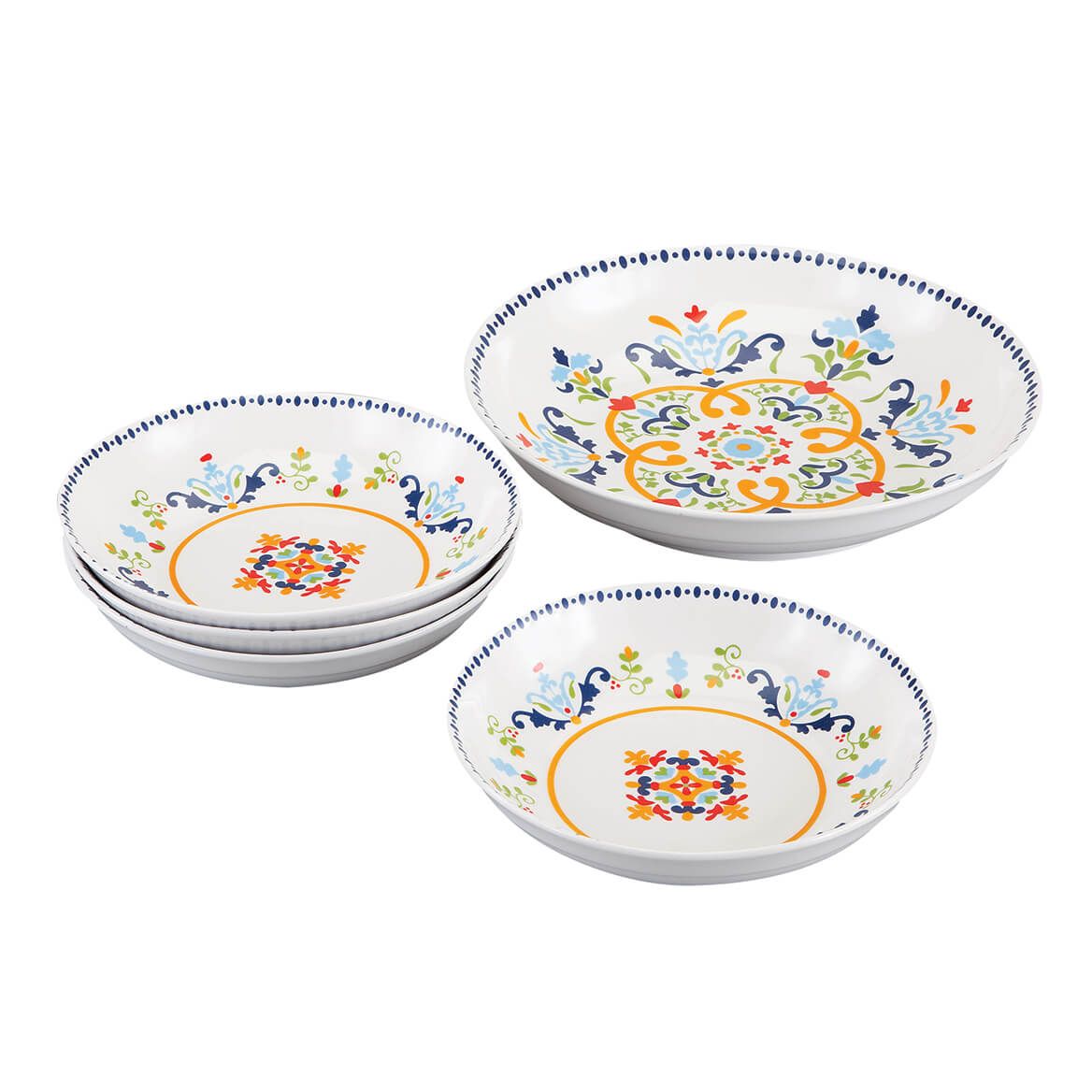 Gibson Home Tijuana Pasta Bowls, Set of 5 + '-' + 378094