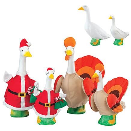 Santa and Turkey Goose, Baby and Outfits Bundle by Gaggleville™-378179