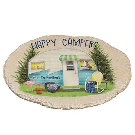 Personalized Happy Camper Garden Stone-378202