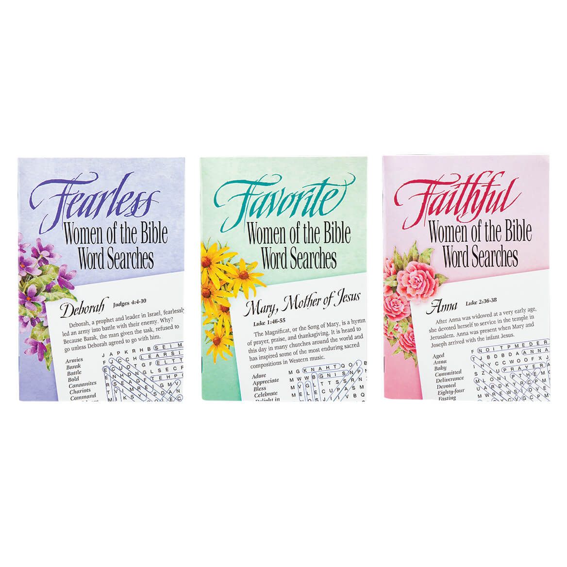 Women of The Bible Word Searches, Set of 3 + '-' + 378270