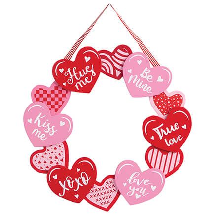 Valentine Wood Wreath by Holiday Peak™-378295