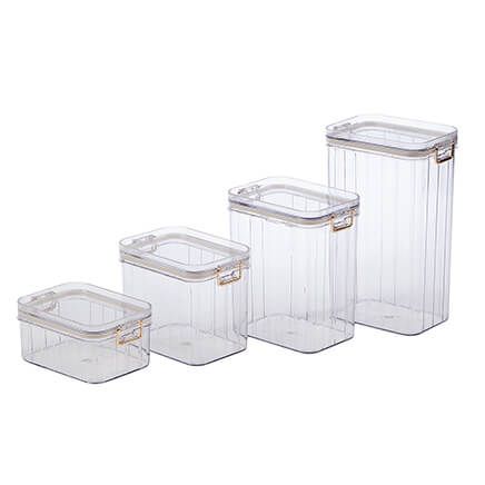 Stay Fresh Dry Food Storage Containers, Set of 4-378318