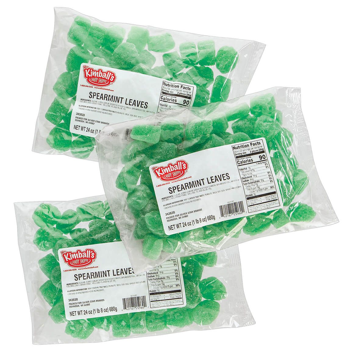 Spearmint Jelly Leaves, 24 oz., Set of 3 + '-' + 378441