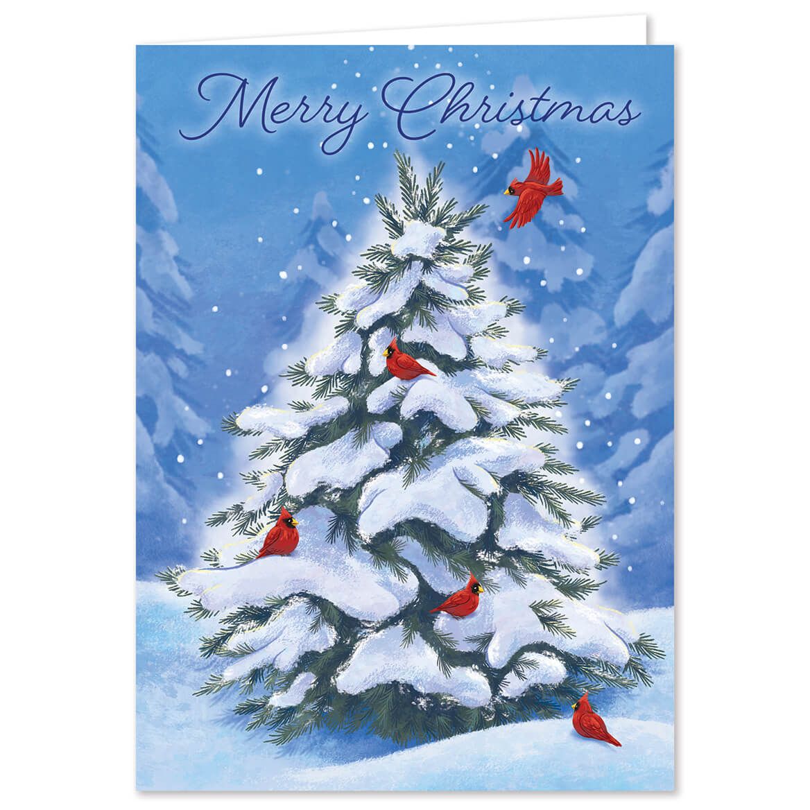 Personalized Peaceful Starry Night Christmas Cards, Set of 20 + '-' + 378445