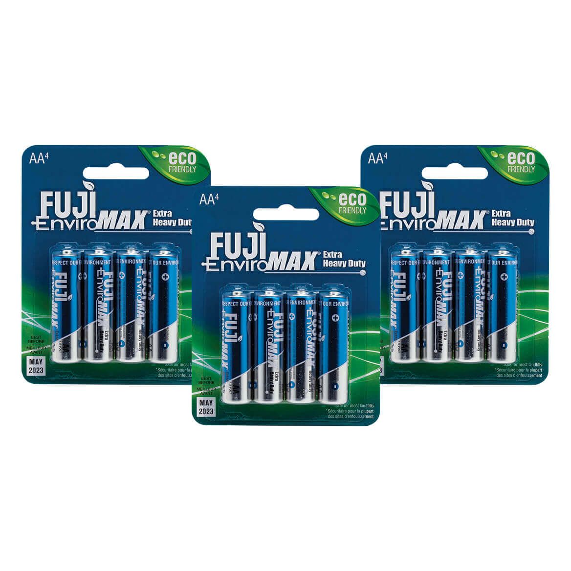 Fuji AA Batteries 4-Pack, Set of 3 + '-' + 378508