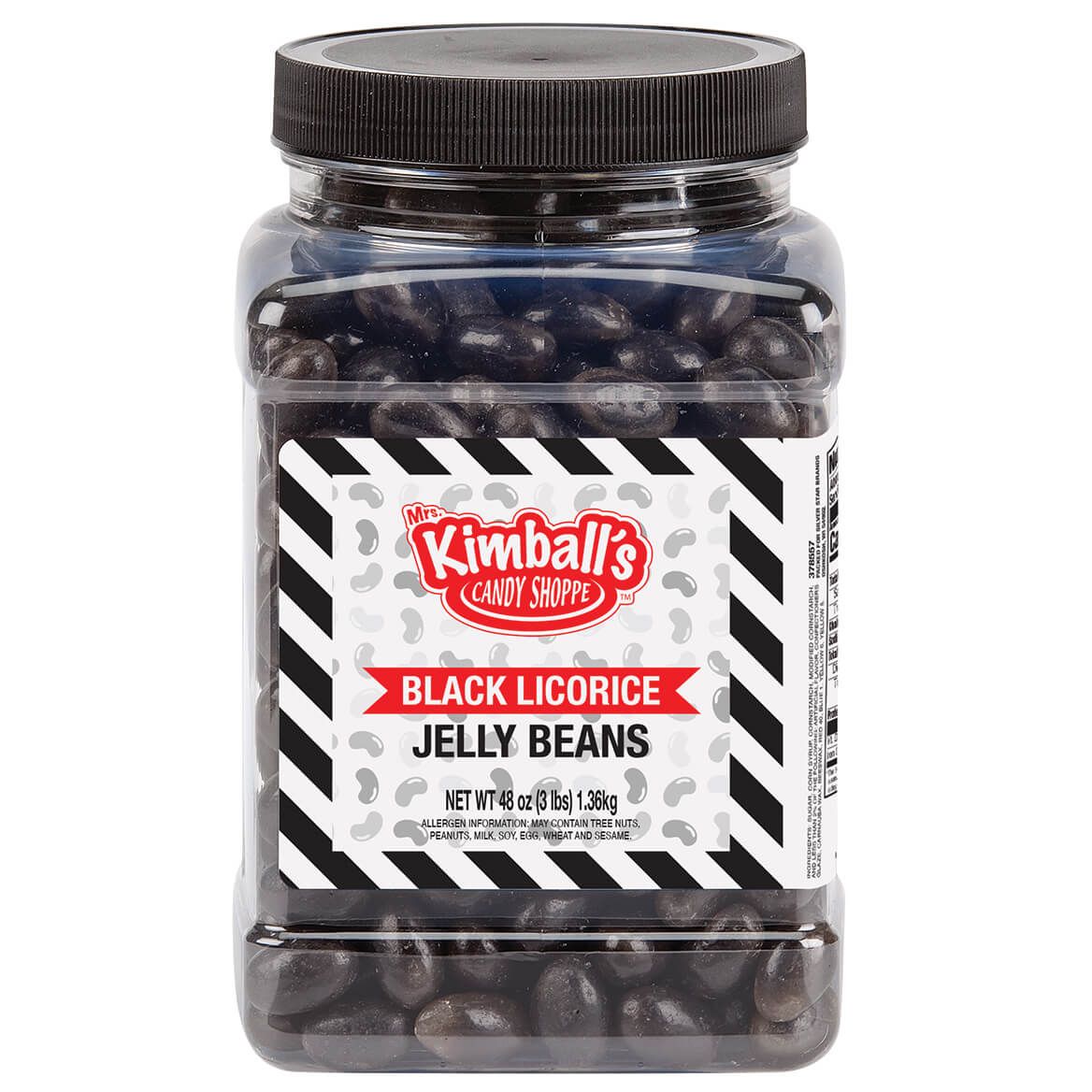 Mrs. Kimball's Candy Shoppe Black Licorice Jelly Bean Jar + '-' + 378557