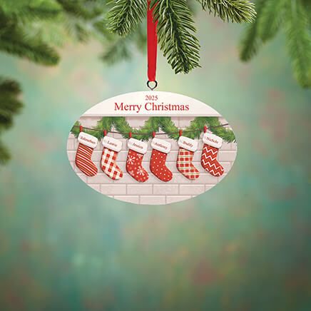 Personalized Family Stockings Ornament-378671