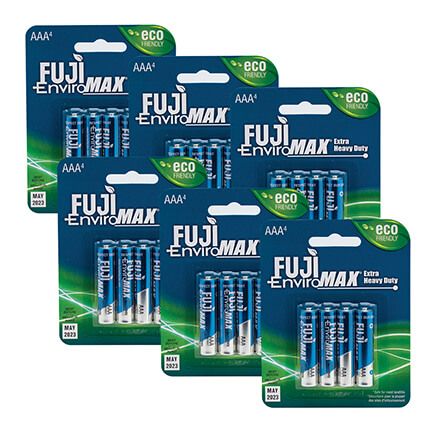 Fuji AAA Batteries 4-Pack, Set of 6-378973