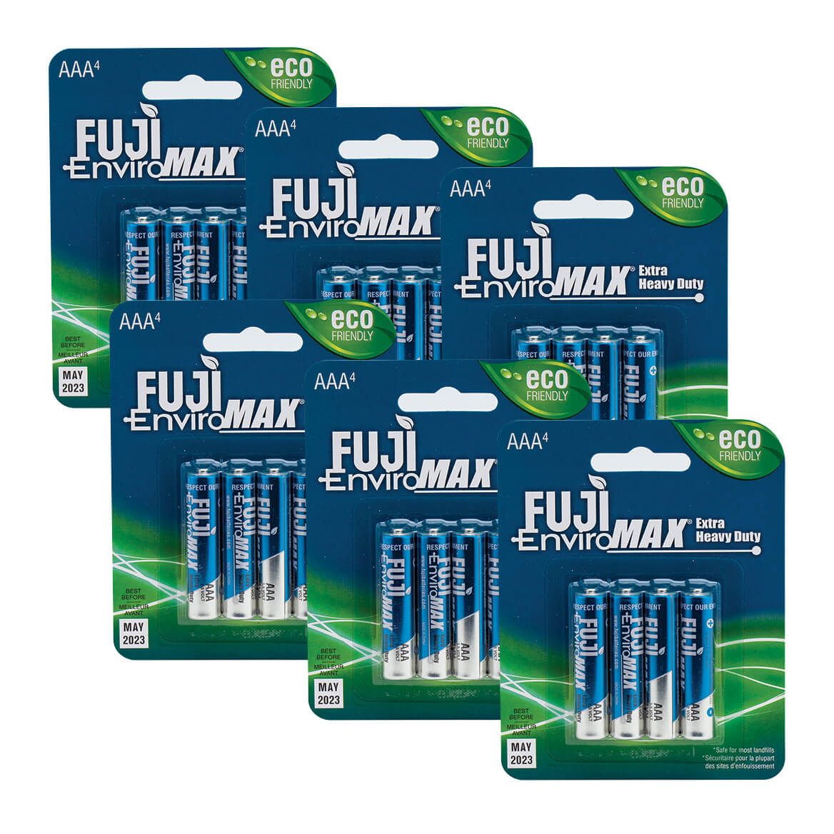 Fuji AAA Batteries 4-Pack, Set of 6 + '-' + 378973