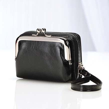 Detachable 2-In-1 Card and Coin Wallet Wristlet-379407