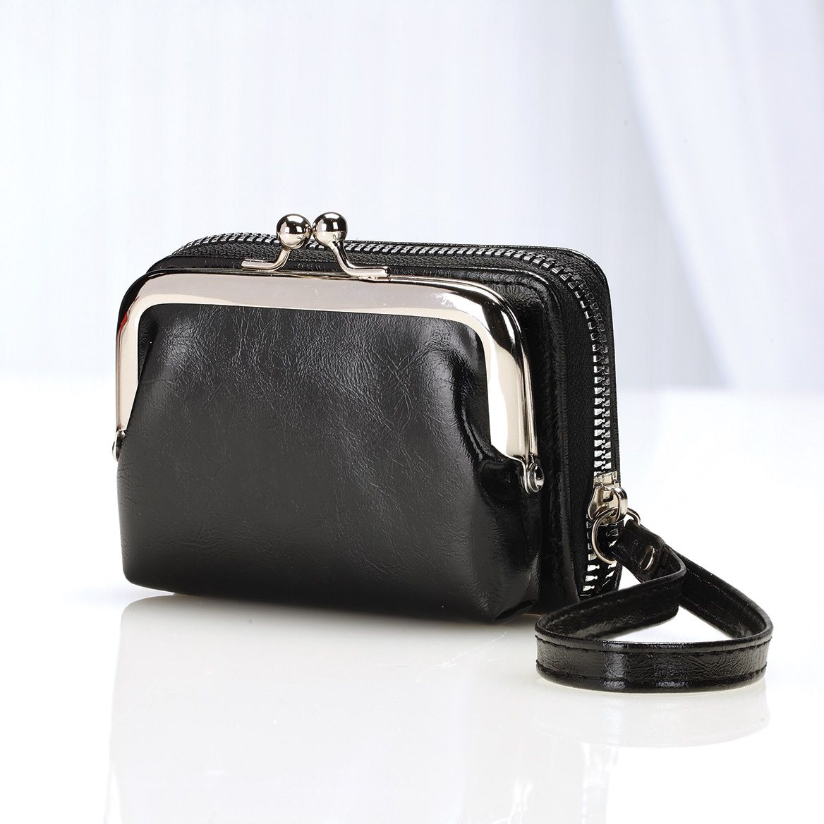 Detachable 2-In-1 Card and Coin Wallet Wristlet + '-' + 379407