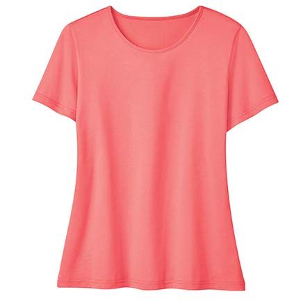 View product details for Soft Knit Crew Neck Tee