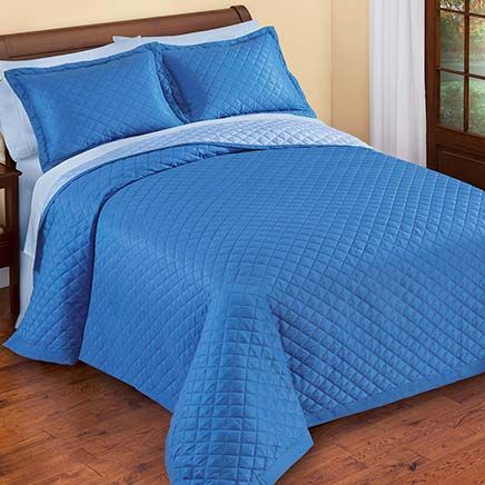 Reversible Bedspread Set By Collections Etc.™-379663