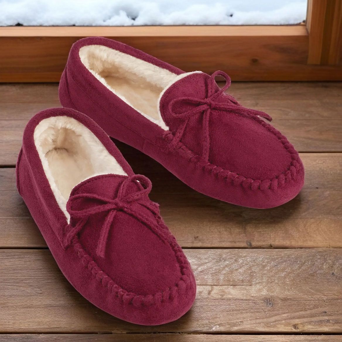 Women's Faux Suede Moccasins