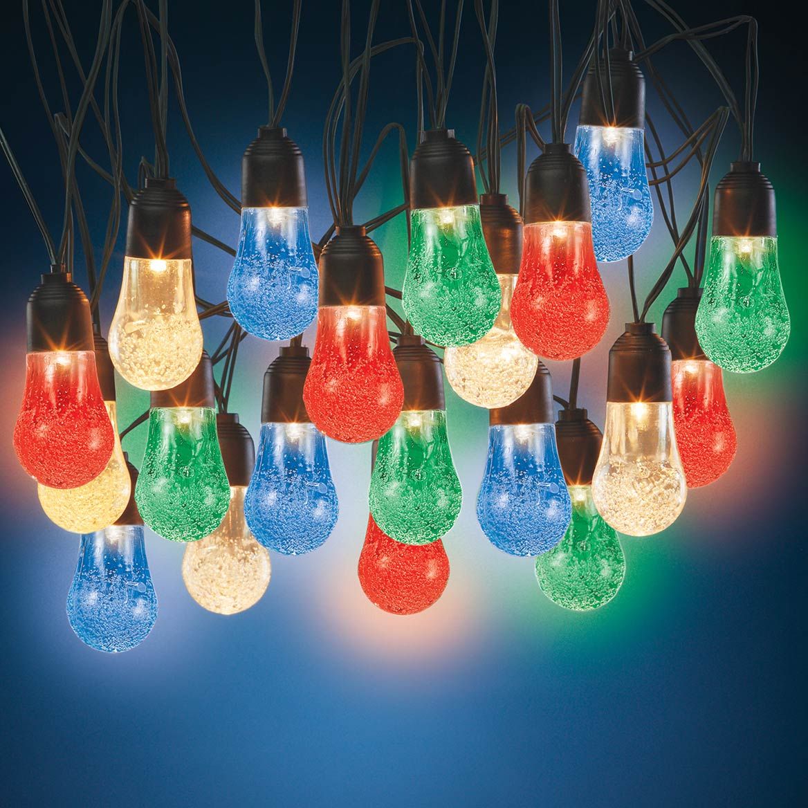 Solar Bubbles String Lights