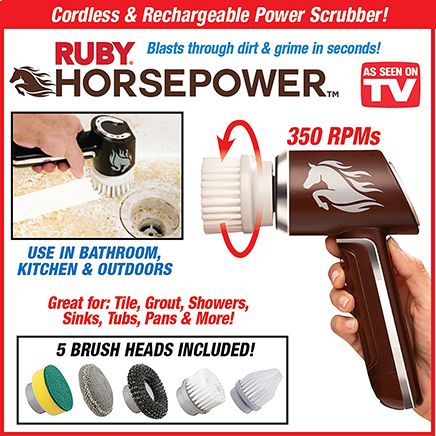 Ruby Horsepower Rechargeable Scrubber-379732