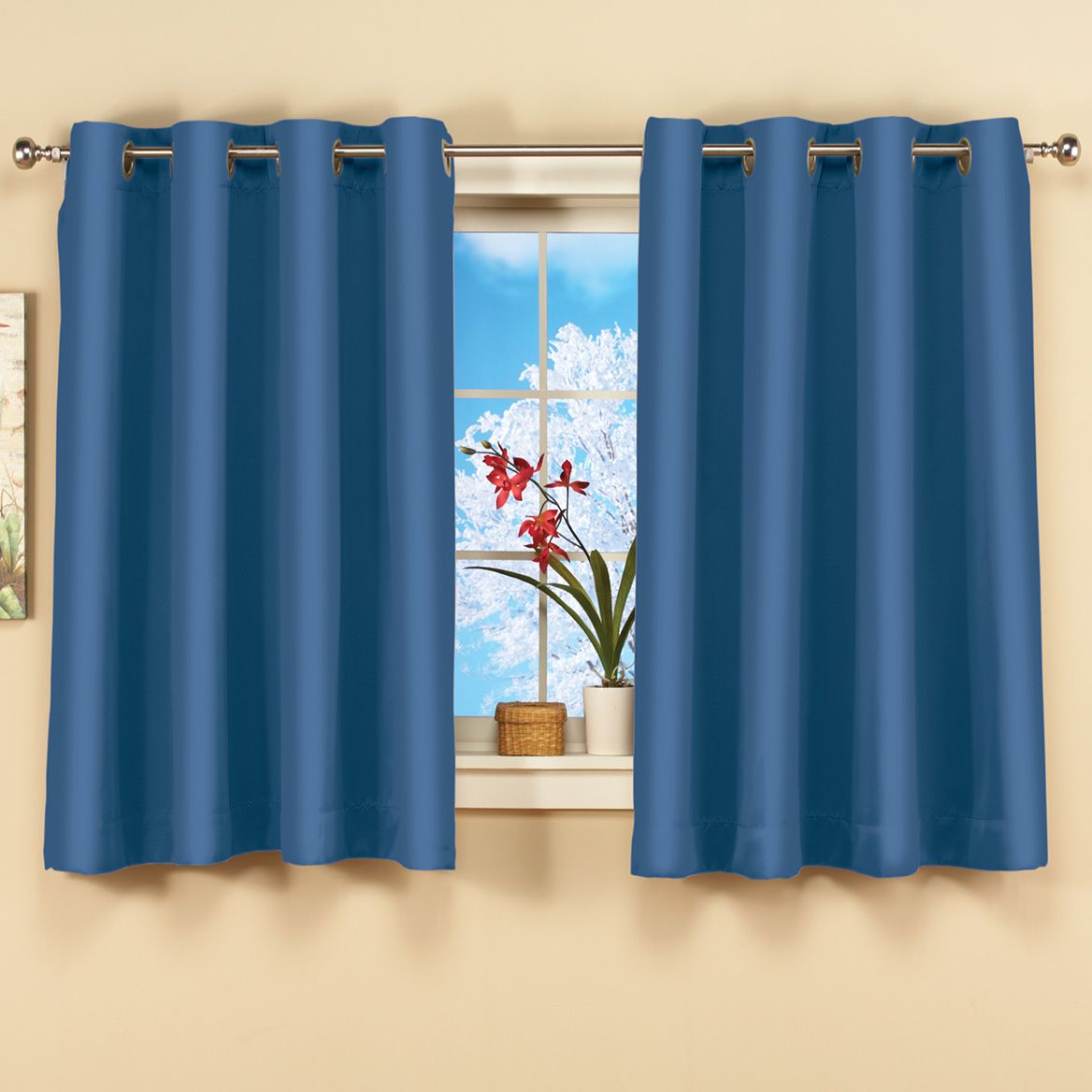 Short Blackout Curtain Panel