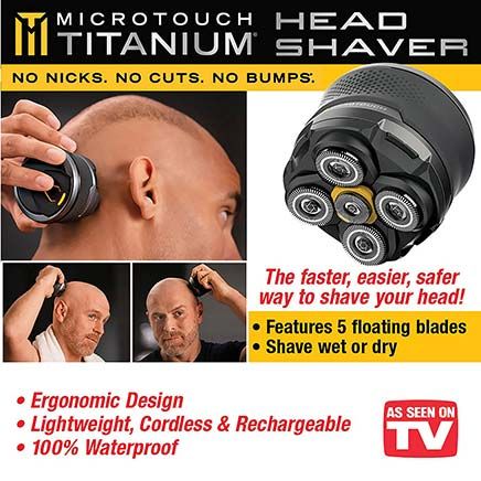 Microtouch Titanium Head Shaver-379864
