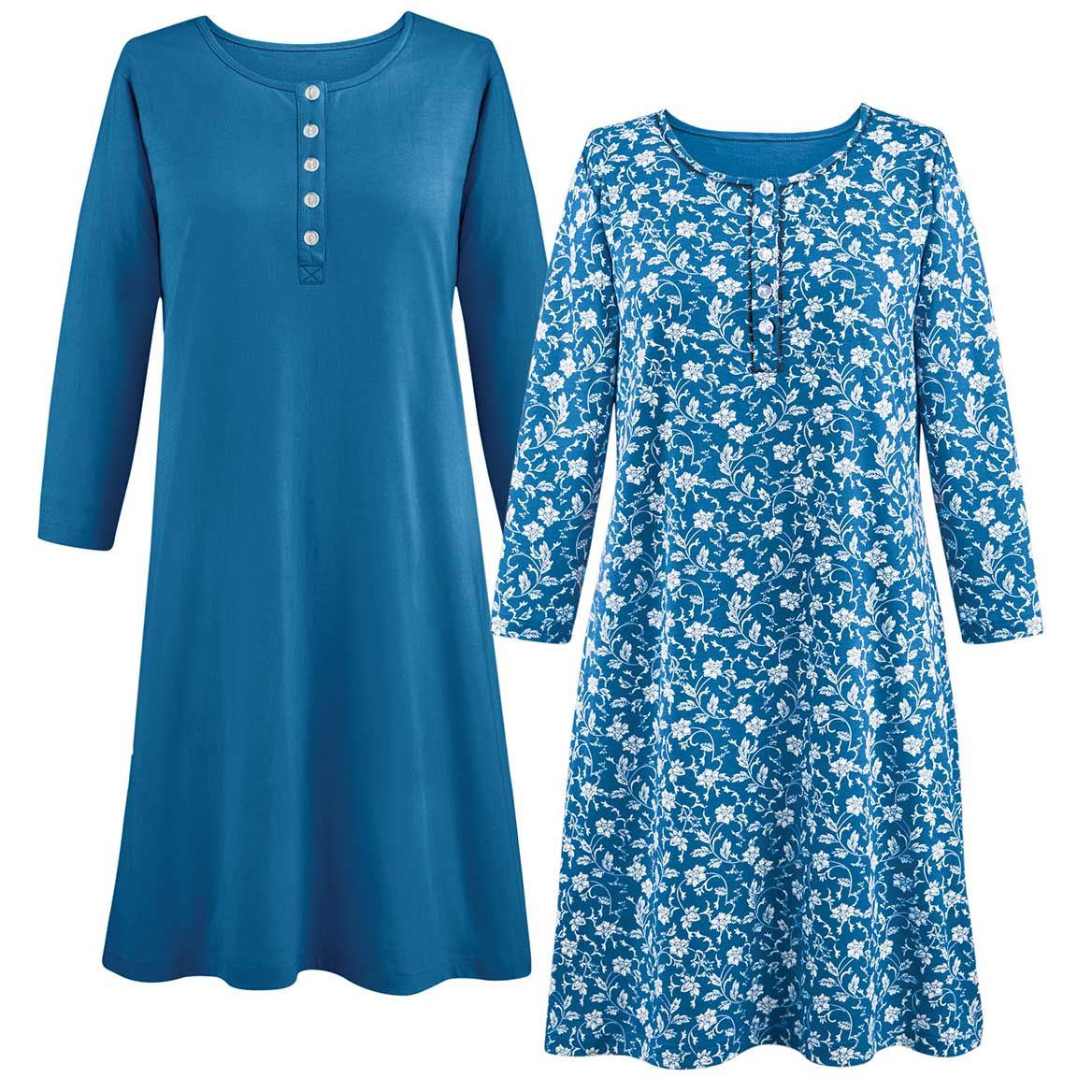 Henley Nightgowns, Set of 2