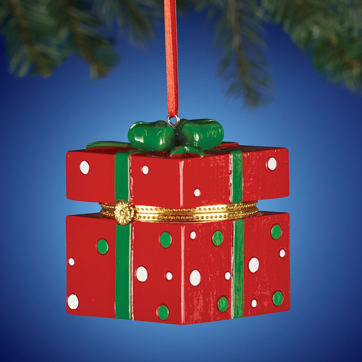 Festive Holiday Trinket Box