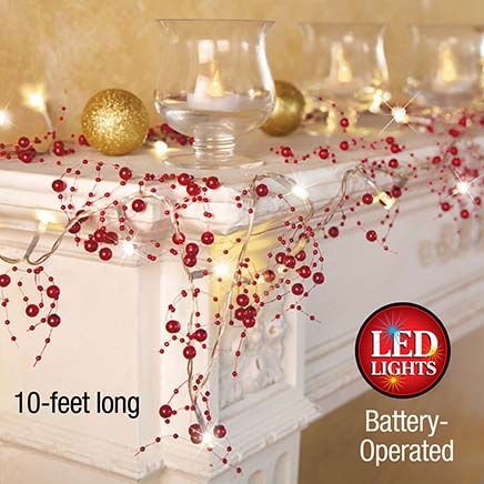 Lighted Beaded Garland-380047