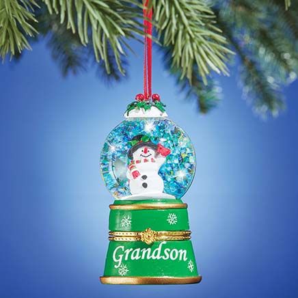 View product details for Snow Globe Trinket Ornaments