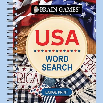Brain Games® Large Print USA Word Search-380230