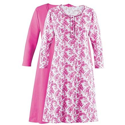 View product details for Cotton Nightgowns, Set of 2