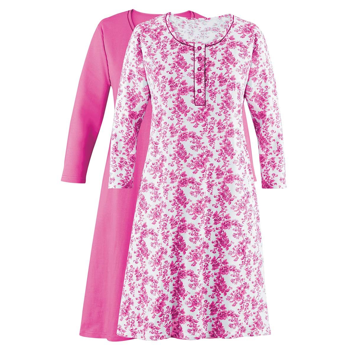 Cotton Nightgowns, Set of 2