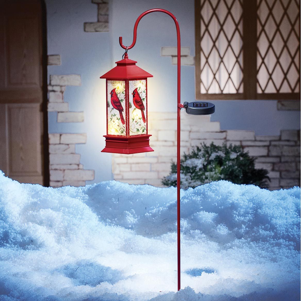Solar Lantern with Shepherds Hook + '-' + 380358