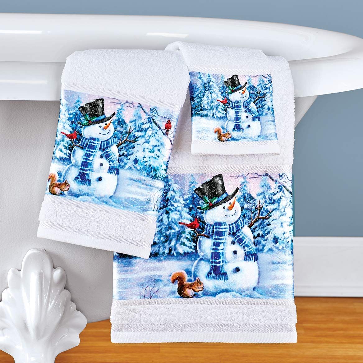 Snowman Towels, Set of 3 + '-' + 380374