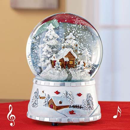 View product details for Snowy Cabin Snow Globe
