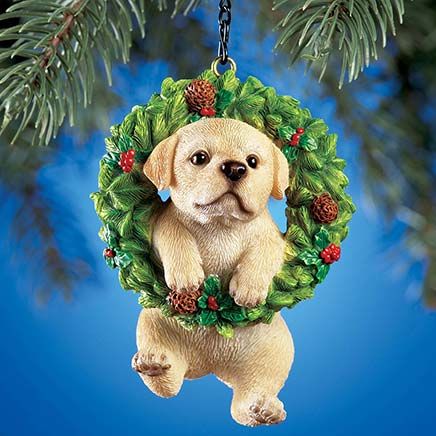 Pet in Wreath Ornament-380383