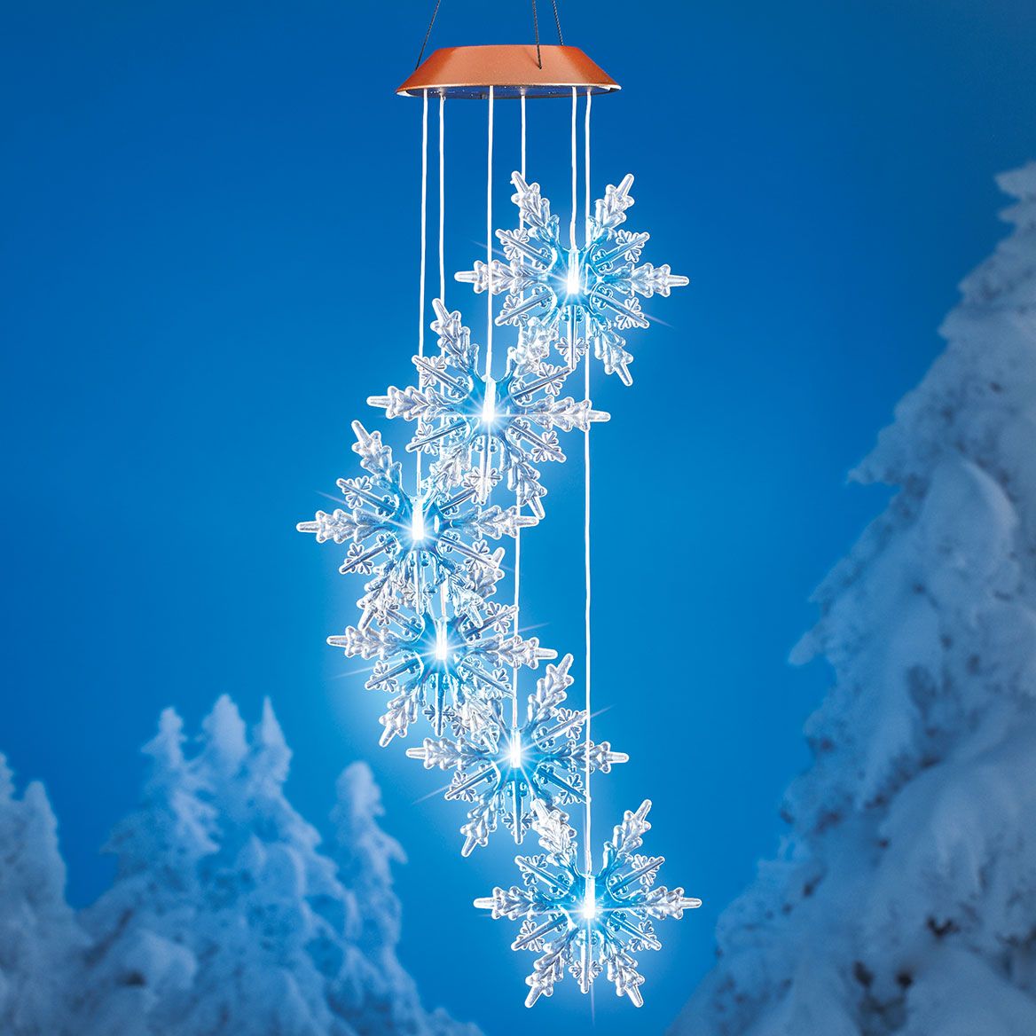 Solar Snowflakes Dangler + '-' + 380386