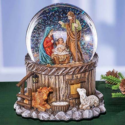 Nativity Snow Globe-380393