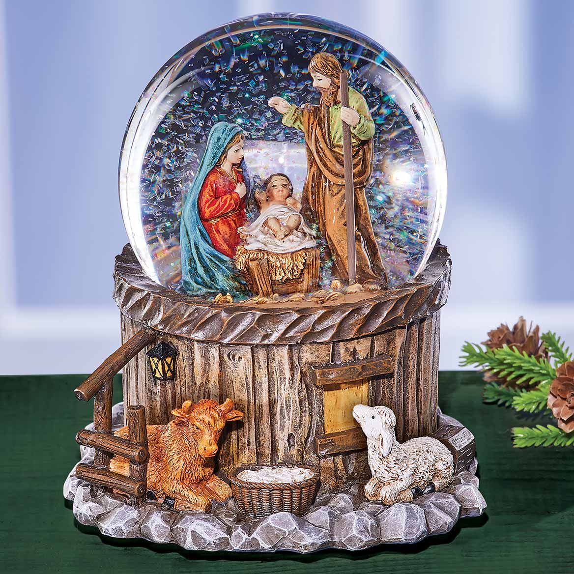 Nativity Snow Globe + '-' + 380393