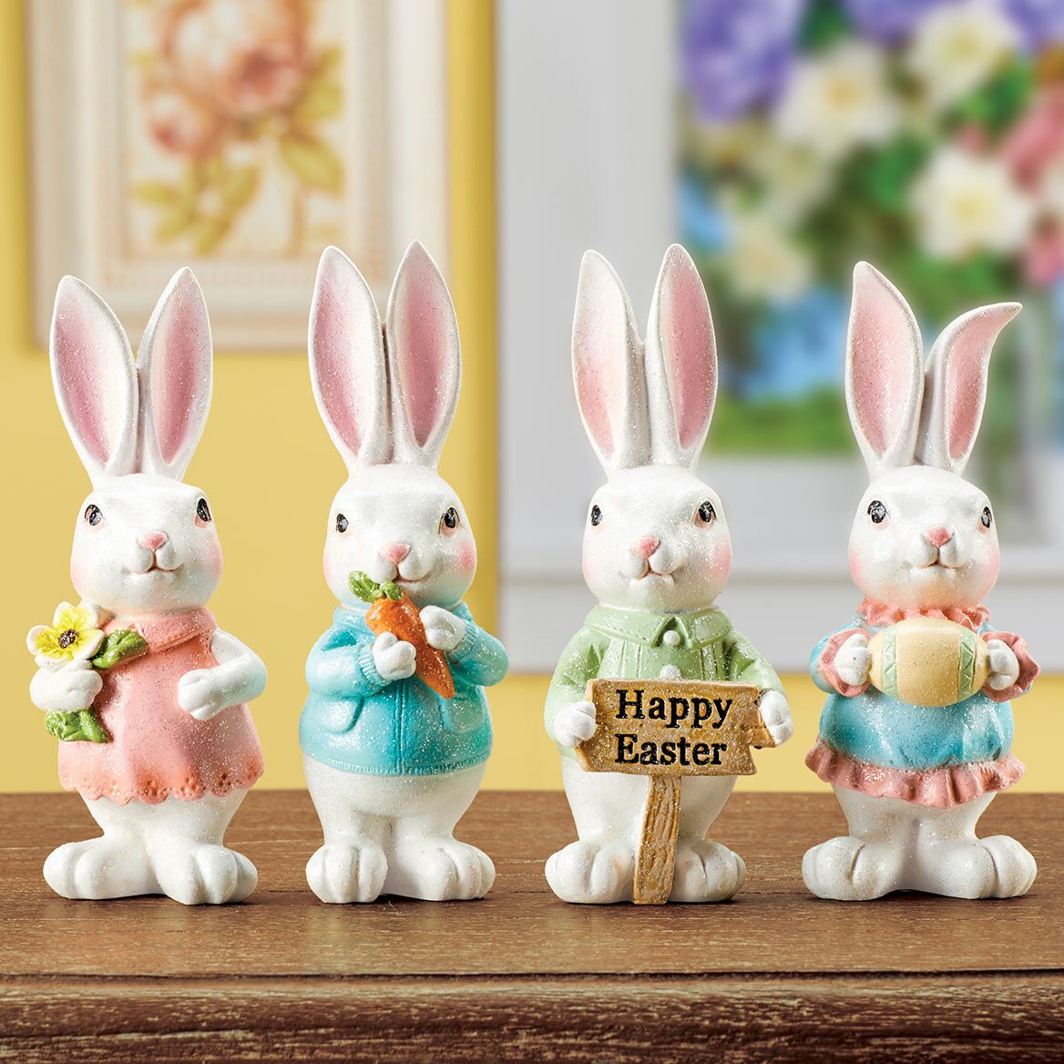 Easter Bunny Sitters, Set of 4 + '-' + 380591