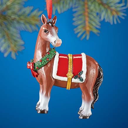 View product details for Horse Trinket Box Ornament
