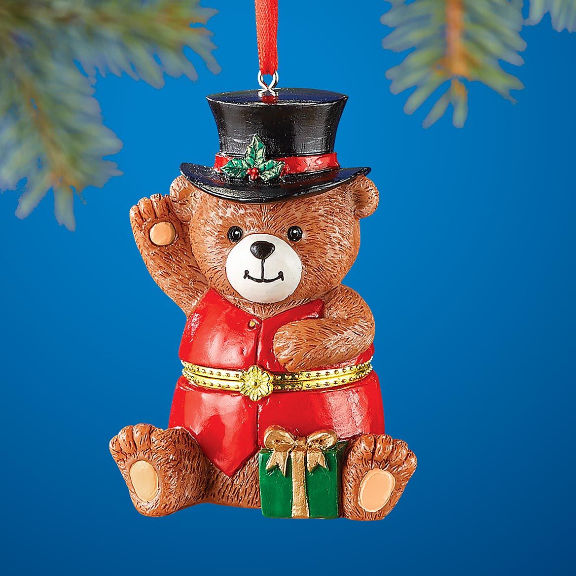 Bear Trinket Box Ornament