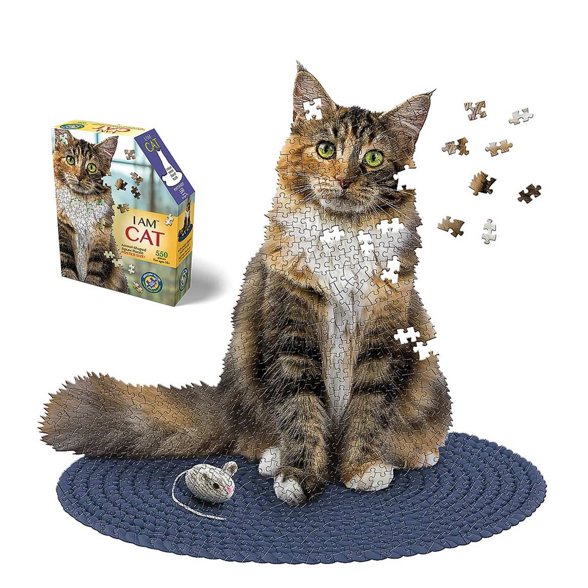 550-Pc. Cat Shaped Puzzle