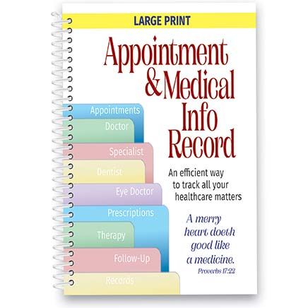 View product details for Large Print Appointment and Medical Info Record Book