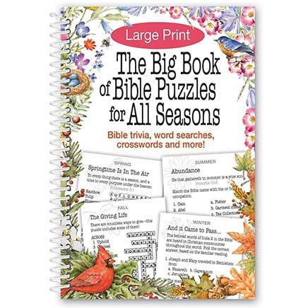 View product details for Large Print The Big Book of Bible Puzzles for All Seasons