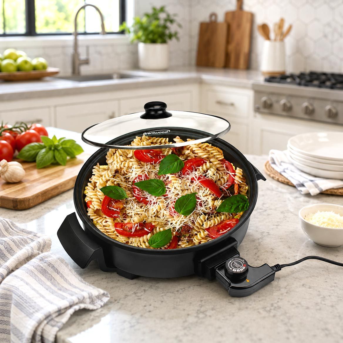 Brentwood 12" Round Electric Skillet