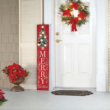 View product details for LED Merry Christmas Sign By Holiday Peak™